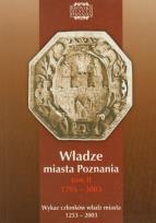 Opakowanie Władze miasta Poznania tom 2 1793-2003