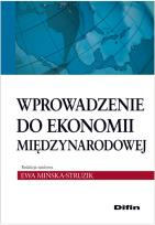 Okładka książki Wprowadzenie do ekonomii międzynarodowej