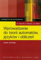 Okładka książki Wprowadzenie do teori automatów, języków i obliczeń