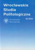 Opakowanie Wrocławskie Studia Politologiczne 12/2011