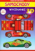 Okładka książki Wycinanki Samochody 3D