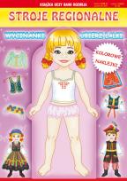 Okładka książki Wycinanki Stroje regionalne Ubierz lalki