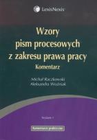 Okładka książki Wzory pism procesowych z zakresu prawa pracy