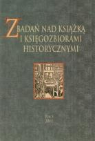 Opakowanie Z badań nad ksiażką i księgozbiorami historycznymi tom 5
