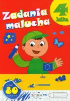 Okładka książki Zadania malucha - 4 latka