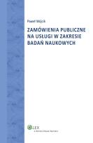 Okładka książki Zamówienia publiczne na usługi w zakresie badań naukowych