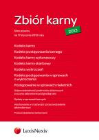Okładka książki Zbiór karny 2013