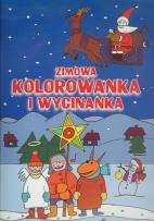 Opakowanie Zimowa kolorowanka i wycinanka