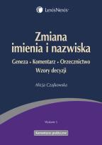 Okładka książki Zmiana imienia i nazwiska