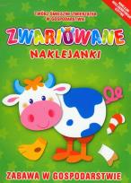 Okładka książki Zwariowane naklejanki - Zabawa w gospodarstwie
