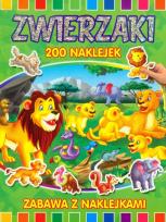 Okładka książki Zwierzaki - 200 naklejek