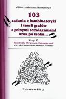 Okładka książki 103 zadania z kombinatoryki i teorii grafów