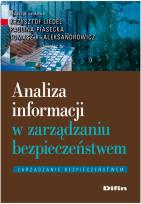 Okładka książki Analiza informacji w zarządzaniu bezpieczeństwem
