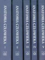 Okładka książki Anatomia człowieka t. 1-5
