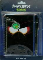 Opakowanie Angry Birds Space Notes z zawieszką + długopis