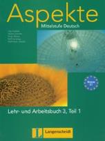 Okładka książki Aspekte 3 Lehr- und Arbeitsbuch Teil 1 + 2 CD Mittelstufe Deutsch