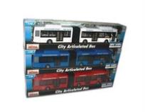 Opakowanie Autobus przegubowy 1:48 niebieski