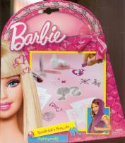 Okładka książki Barbie sparkle nail & body art - brokatowe tatuaże