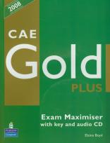 Okładka książki CAE Gold Plus Exam Maximiser with key z płytą CD