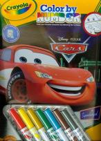 Okładka książki Crayola Kolorowanie po numerach Disney Cars