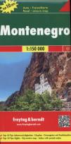 Okładka książki Czarnogóra mapa drogowa 1:150 000