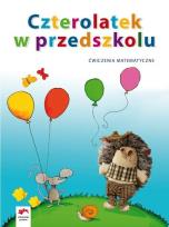 Okładka książki Czterolatek w przedszkolu Ćwiczenia matematyczne