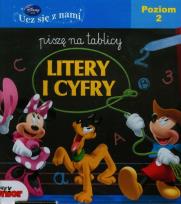 Okładka książki Disney Ucz się z nami. Piszę...litery i cyfry