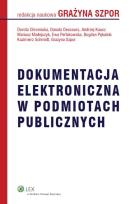 Okładka książki Dokumentacja elektroniczna w podmiotach publicznych