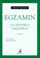 Okładka książki Egzamin na certyfikat księgowego