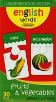 Opakowanie English words fruits & vegetables