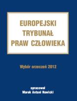 Okładka książki Europejski Trybunał Praw Człowieka