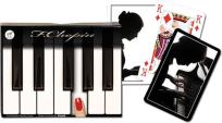 Okładka książki F. Chopin karty do gry