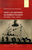 Okładka książki Faust J.W. Goethego na scenach polskich