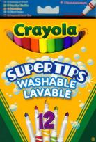 Okładka książki Flamastry Supertips pastelowe 12 szt CRAYOLA