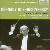 Okładka książki Gennady Rozhdestvensky conducts Shostakovich