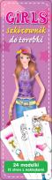 Okładka książki Girls - Szkicownik do torebki - fioletowy
