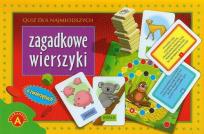 Okładka książki Gra - Quiz zagadkowe wierszyki o zwierzętach ALEX