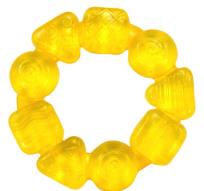 Opakowanie Gryzaki pierścienie pomarańczowy