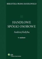 Okładka książki Handlowe spółki osobowe