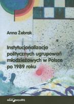 Okładka książki Instytucjonalizacja politycznych ugrupowań młodzieżowych w Polsce po 1989 roku
