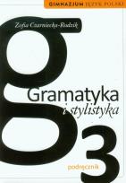 Okładka książki J.polski GIM Gramatyka i stylistyka 3 w. 2013 WSiP