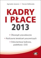 Okładka książki Kadry i płace 2013