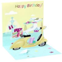 Okładka książki Kartki 3D - Vespa Dog (TR222)