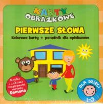 Okładka książki Karty obrazkowe Pierwsze słowa