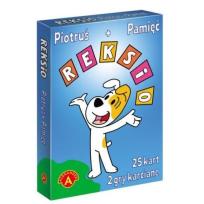 Okładka książki Karty Piotruś + Pamięć. Reksio ALEX