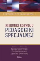 Opakowanie Kierunki rozwoju pedagogiki specjalnej