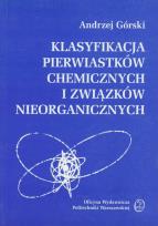 Okładka książki Klasyfikacja pierwiastków chemicznych i związków nieorganicznych