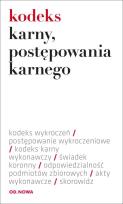 Okładka książki Kodeks karny, postępowania karnego