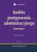 Okładka książki Kodeks postępowania administracyjnego Komentarz