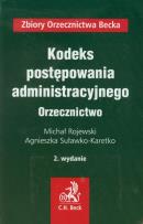 Okładka książki Kodeks postępowania administracyjnego Orzecznictwo